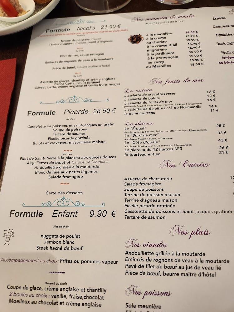Le Nicol's - Menu Image 2